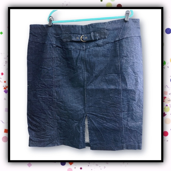 TORRID Stretch Denim Mini Pencil Skirt #T8904g - Picture 3 of 4